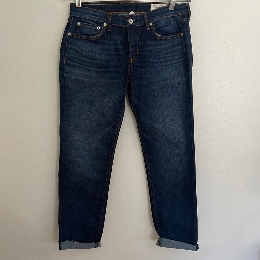 Rag & bone Dre Low-Rise Slim Boyfriend